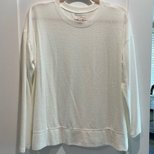 Lucky Brand White Soft Sweater
